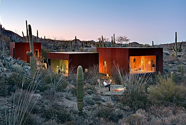 Kaktuszok, végtelenség, intimitás... - Desert Nomad House: Tucson / Arizona