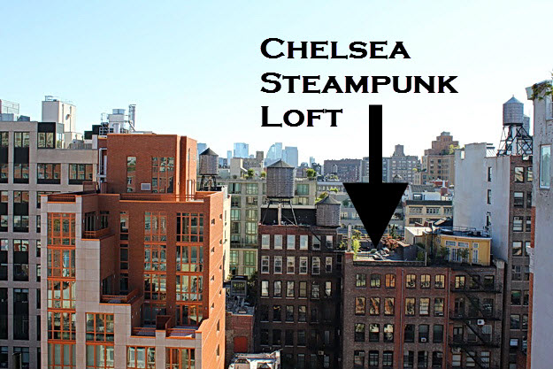 Steampunk loft Manhattanben