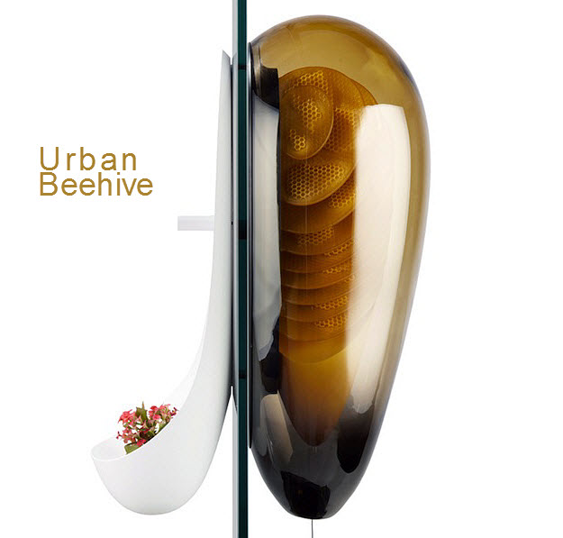 Saját méhkaptárt minden ablakra - Urban Beehive by Philips Design