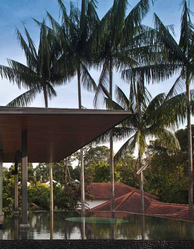 Vízbe ágyazott trópusi nyugalom - Water Cooled House/Singapore