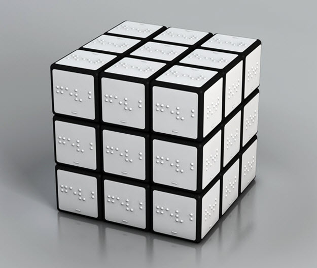 Színes Rubik-kocka vakoknak